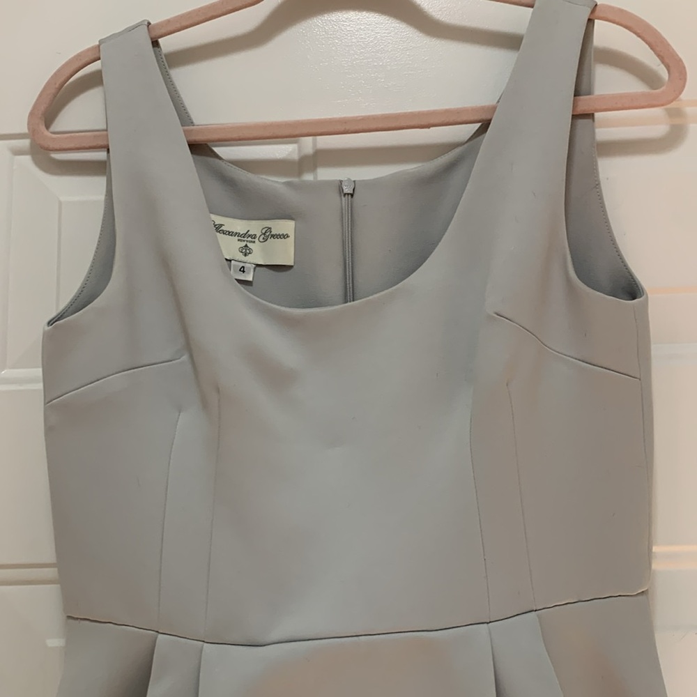 Alexandra Grecco silver size 4 cocktaill dress - Picture 3 of 7